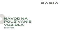 Dacia Bigster - Navod na pouzivanie SK 2025-2
